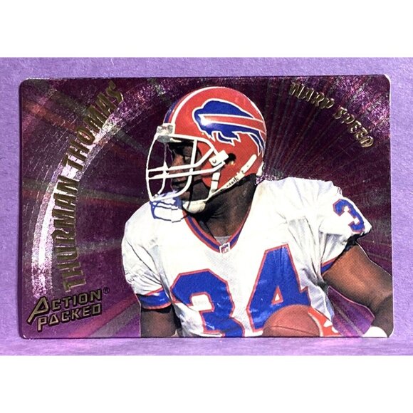 1994 Action Packed THURMAN THOMAS Warp Speed Card #WS3 Bills - Picture 1 of 2